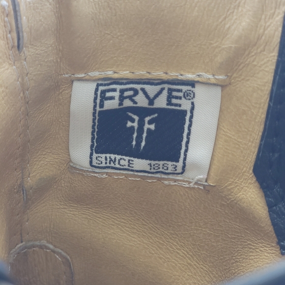 Frye Leather Pull-On Ankle Boots Size 6.5 B Style 3476948 BLACK - Picture 6 of 7